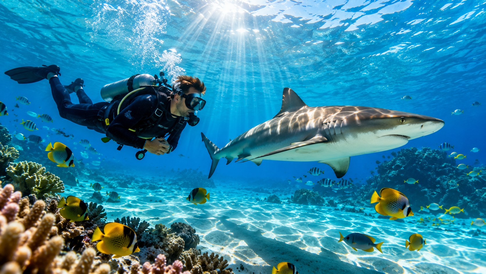 Sun, sea and sharks? Get closer to nature on a Pacific island..