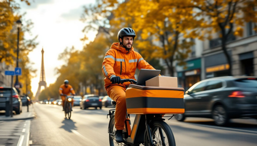 Coursier à moto versus coursier à vélo
